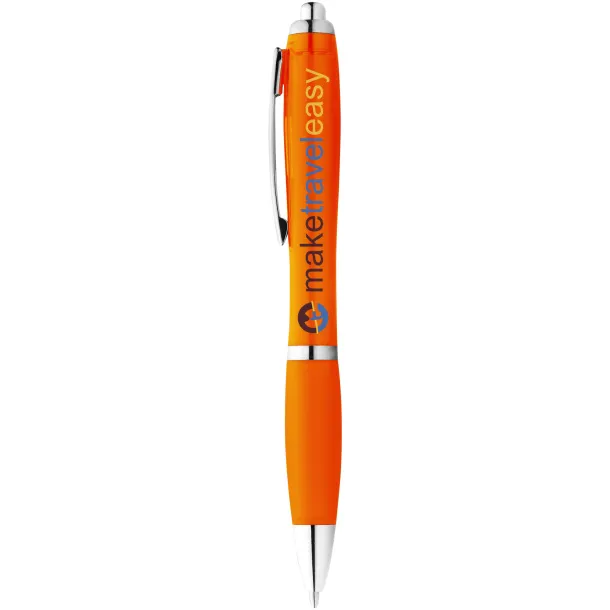 Nash ballpoint pen coloured barrel and grip - Unbranded Orange