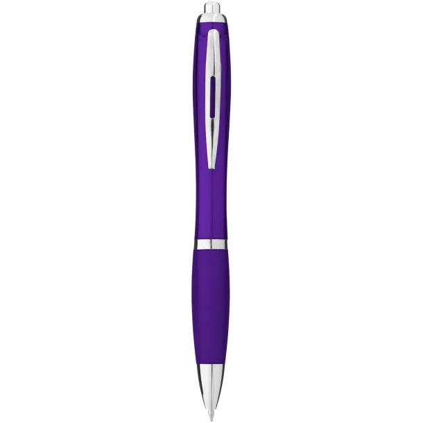 Nash ballpoint pen coloured barrel and grip Purple