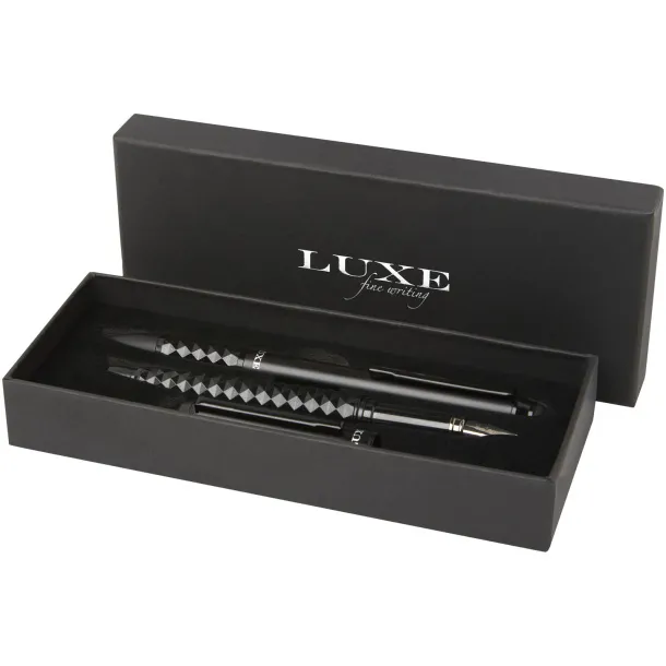 Tactical Dark duo pen gift box - Luxe Solid black