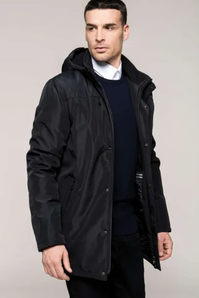  PARKA WITH REMOVABLE HOOD - Kariban Black