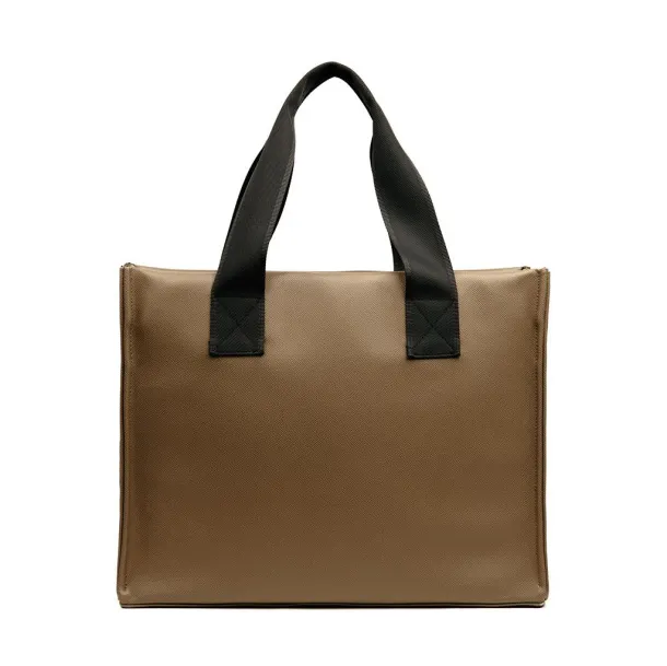  VINGA Bermond RCS recycled PU tote bag - Vinga brown 