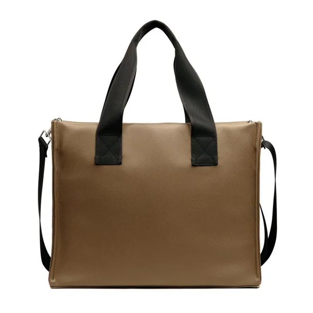  VINGA Bermond RCS recycled PU tote bag - Vinga brown 