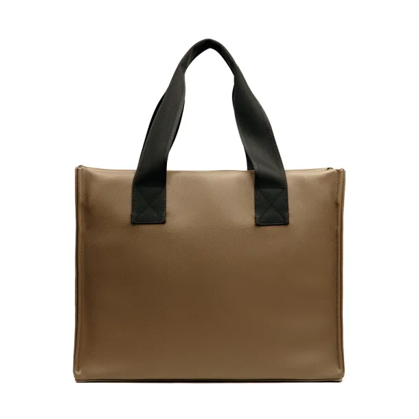  VINGA Bermond RCS recycled PU tote bag - Vinga brown 