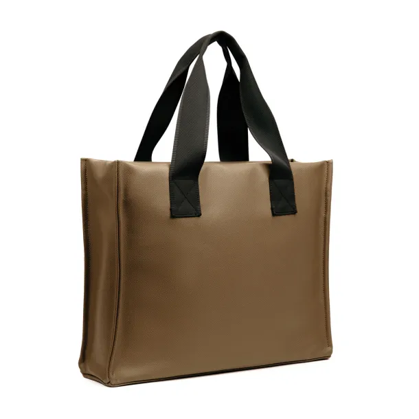  VINGA Bermond RCS recycled PU tote bag - Vinga brown 