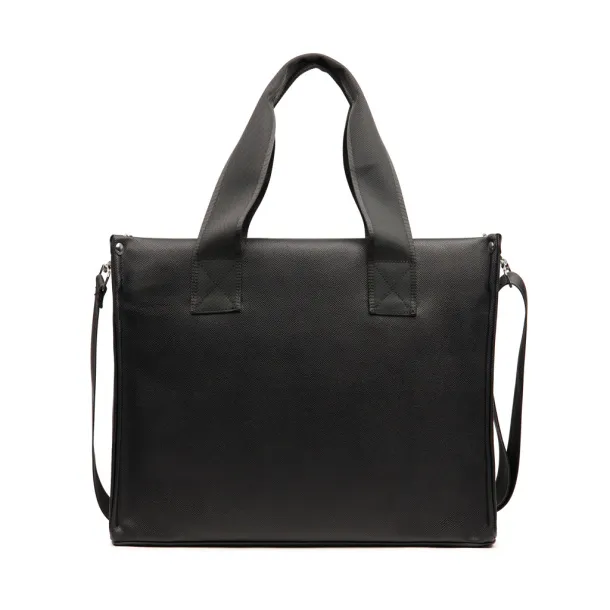  VINGA Bermond RCS recycled PU tote bag - Vinga Black 