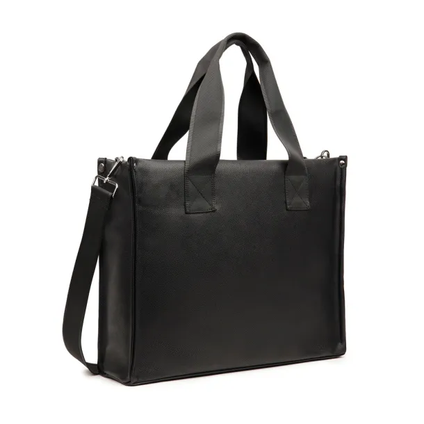  VINGA Bermond RCS recycled PU tote bag - Vinga Black 