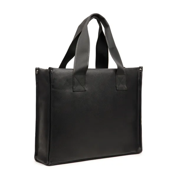  VINGA Bermond RCS recycled PU tote bag - Vinga Black 