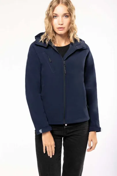  LADIES' DETACHABLE HOODED SOFTSHELL JACKET - Kariban Zelena