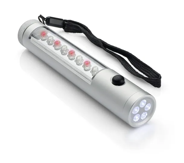 EMERGENCY Car flashlight Silver