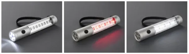 EMERGENCY Car flashlight Silver