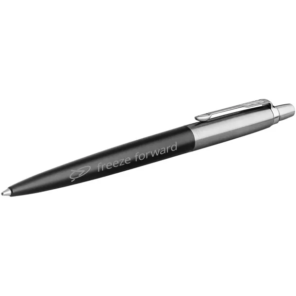 Jotter Bond Street ballpoint pen - Parker Solid black Silver