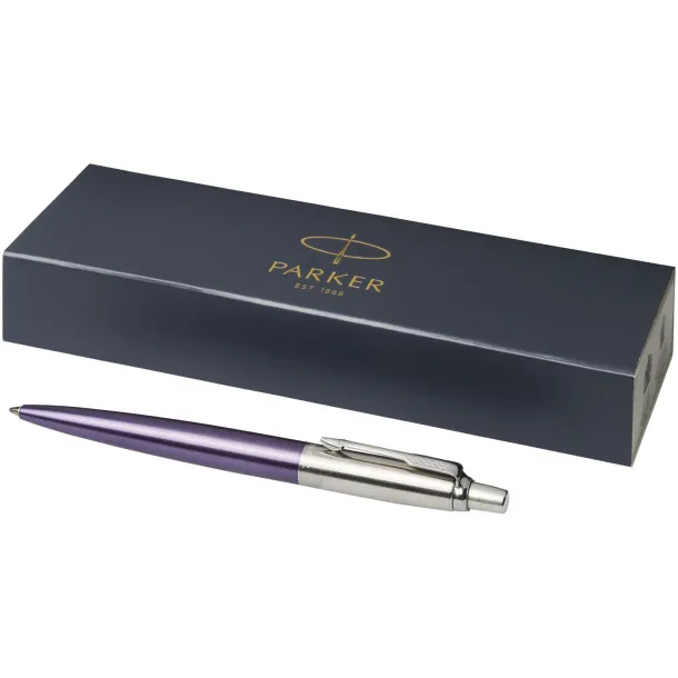 Jotter Bond Street ballpoint pen - Parker Medium purple Silver