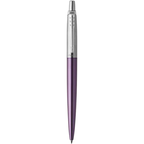 Jotter Bond Street ballpoint pen - Parker Medium purple Silver