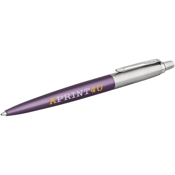 Jotter Bond Street ballpoint pen - Parker Medium purple Silver