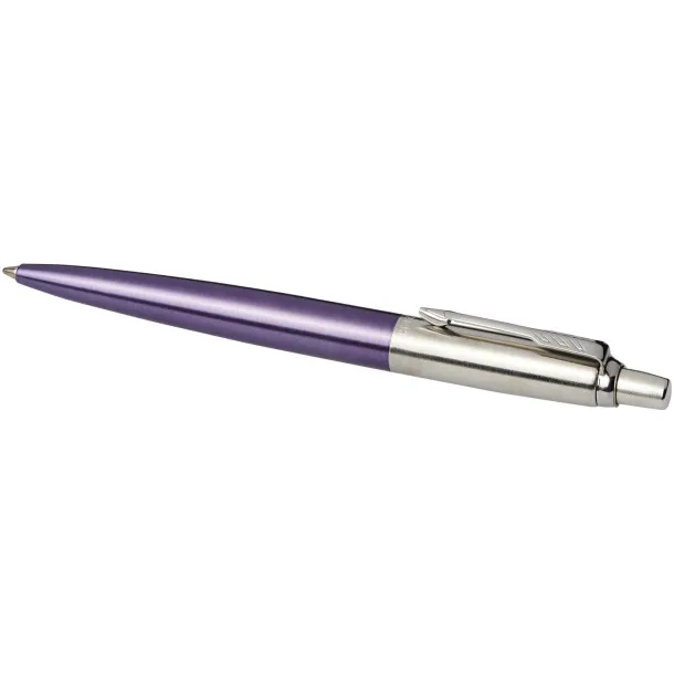 Jotter Bond Street ballpoint pen - Parker Medium purple Silver