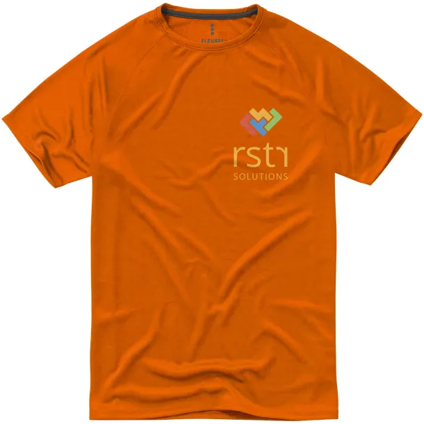 Niagara short sleeve men's cool fit t-shirt - Elevate Life Orange