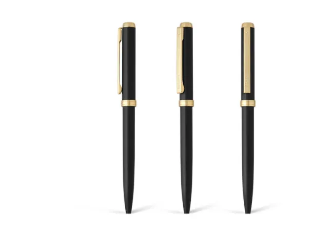 VICTOR Regent metal ball pen - REGENT Black Golden