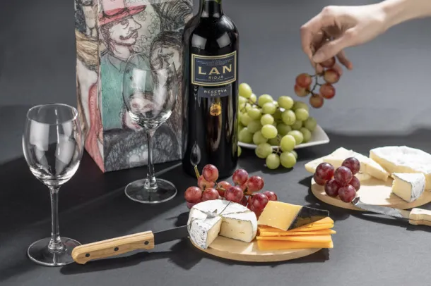 GORGONZOLA nož i daska za sir Prirodna