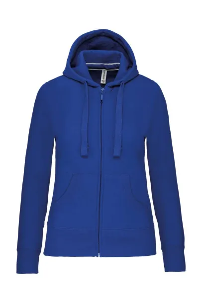  LADIES' FULL ZIP HOODED SWEATSHIRT - Kariban Light Royal Blue