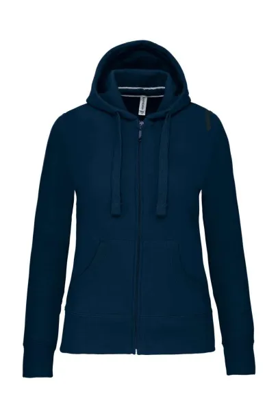  LADIES' FULL ZIP HOODED SWEATSHIRT - Kariban Navy