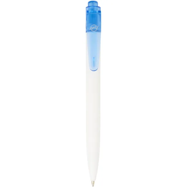 Thalaasa ocean-bound plastic ballpoint pen - Marksman Transparent blue White