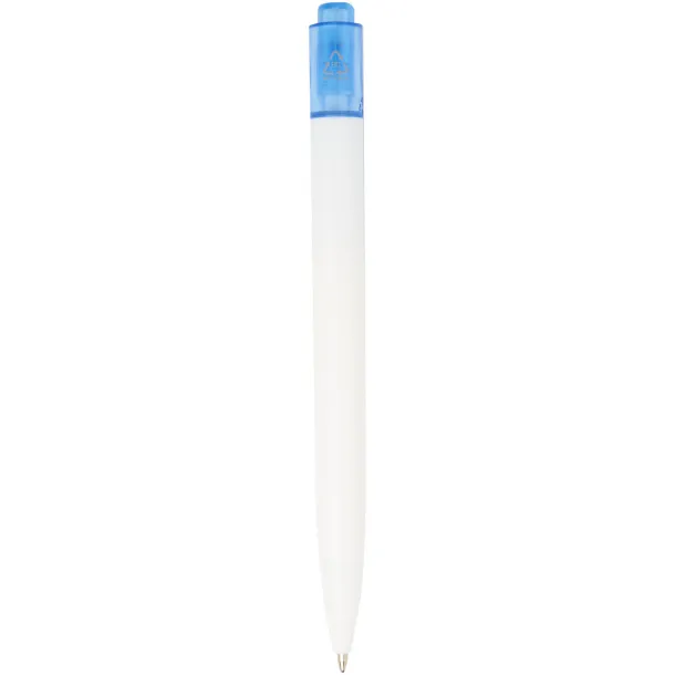 Thalaasa ocean-bound plastic ballpoint pen - Marksman Transparent blue White