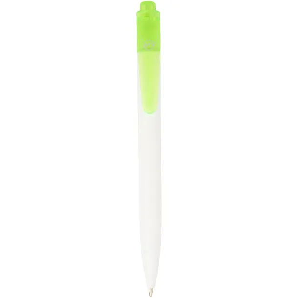 Thalaasa ocean-bound plastic ballpoint pen - Marksman Transparent green White