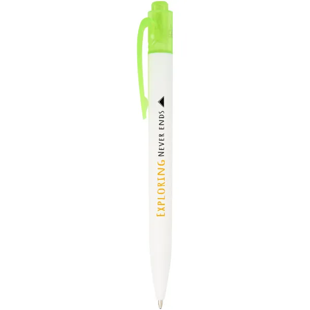 Thalaasa ocean-bound plastic ballpoint pen - Marksman Transparent green White