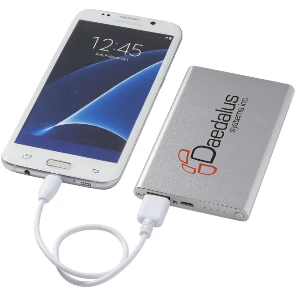 Pep 4000 mAh power bank - Unbranded Silver