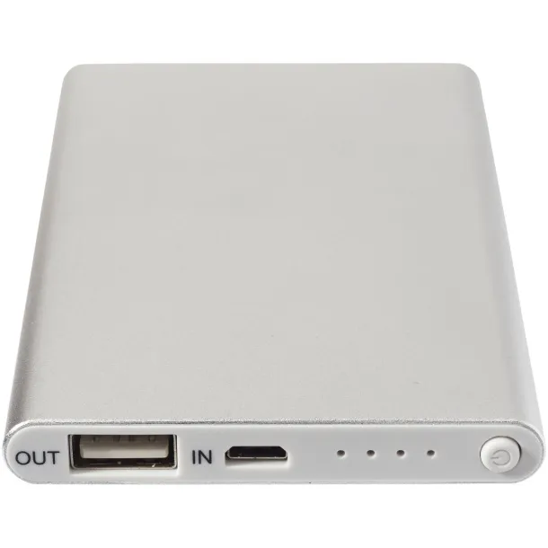 Pep 4000 mAh power bank - Unbranded Silver