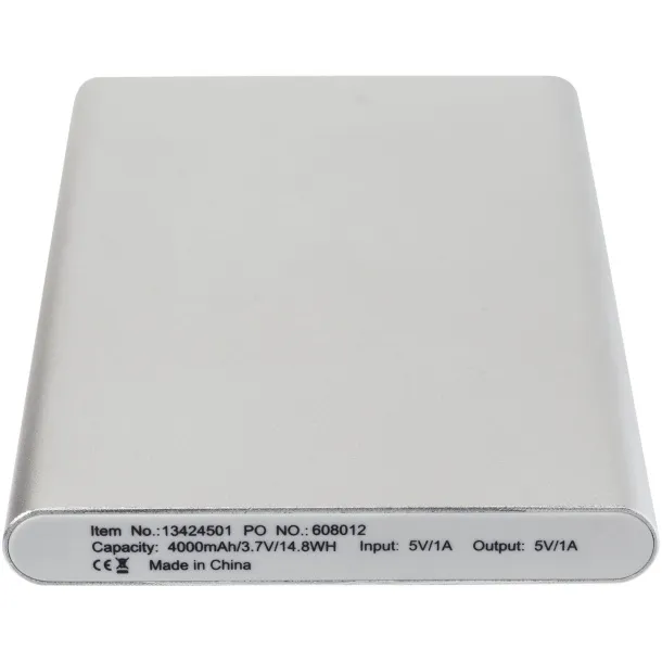 Pep prijenosna baterija, 4 000 mAh Srebrna