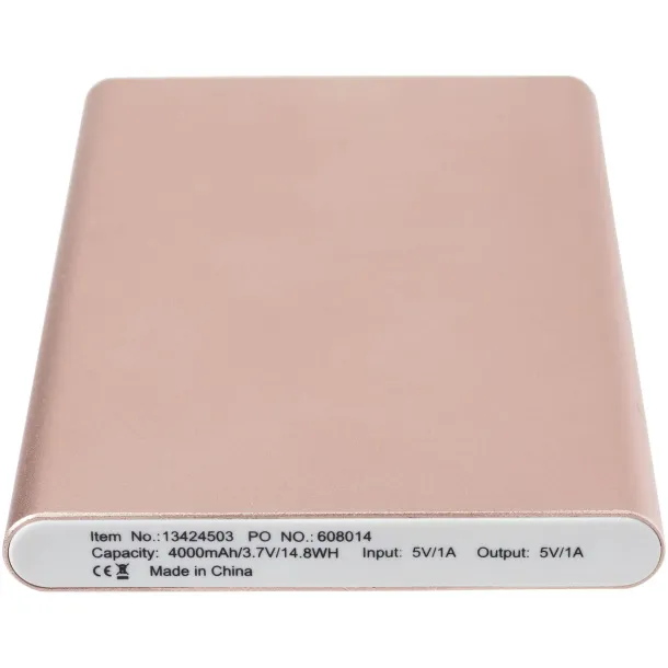 Pep 4000 mAh power bank Rosegold