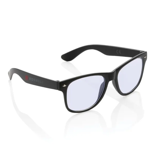  Bluelight blocking glasses Black Transparent