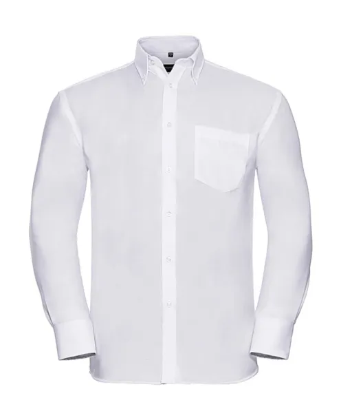  Men's LS Ultimate Non-iron Shirt - Russell Collection Bijela