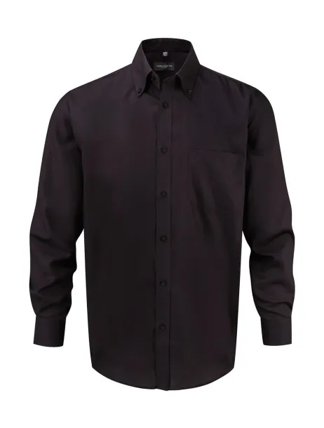  Men's LS Ultimate Non-iron Shirt - Russell Collection Black