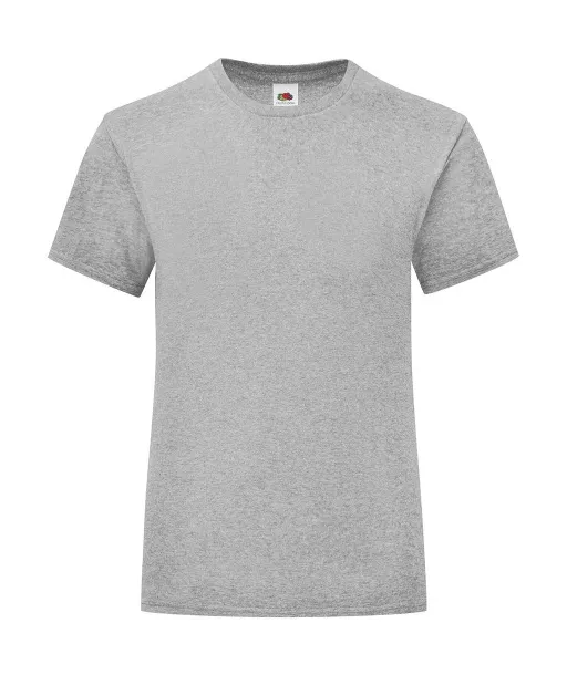  Girls' Iconic 150 T - Fruit of the Loom Heather Grey