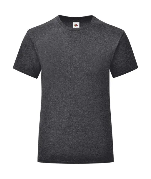  Girls' Iconic 150 T - Fruit of the Loom Dark Heather Grey