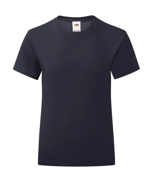  Girls' Iconic 150 T - Fruit of the Loom Deep Navy