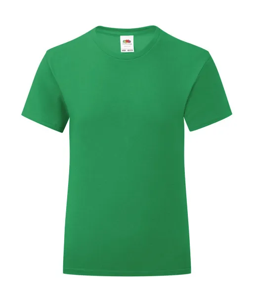  Kratka majica za djevojčice, 150 g/m² - Fruit of the Loom Kelly zelena