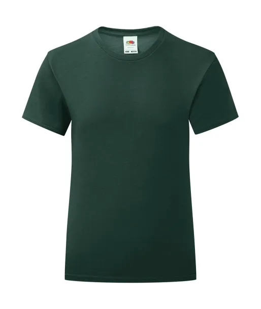  Kratka majica za djevojčice, 150 g/m² - Fruit of the Loom Šumski zelena