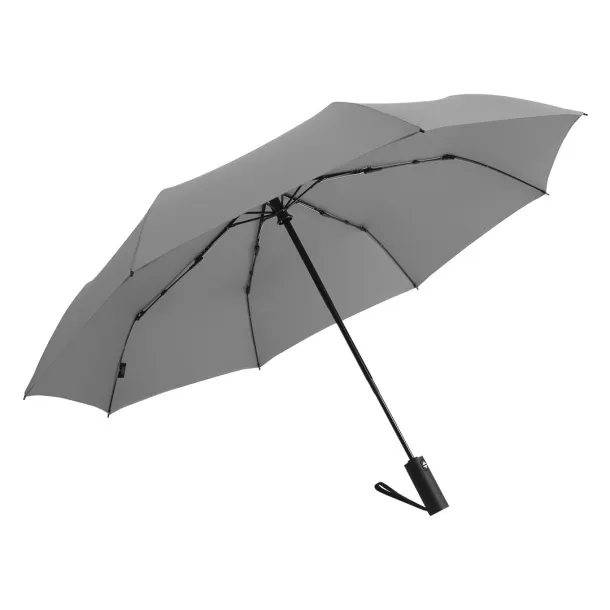 VERTIGO Foldable windproof umbrella with auto open/close function - CASTELLI Gray