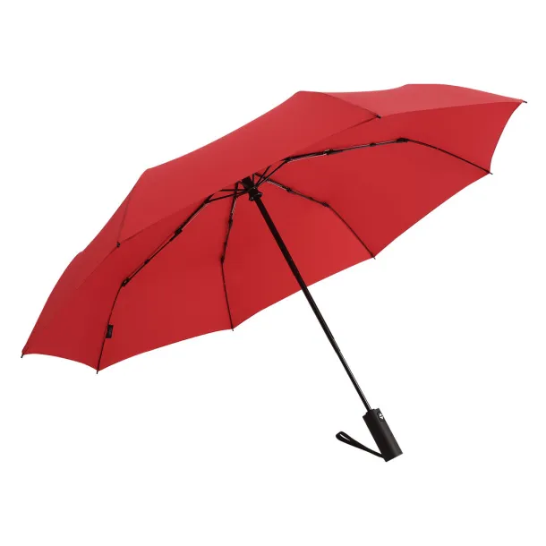 VERTIGO Foldable windproof umbrella with auto open/close function - CASTELLI Red