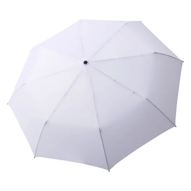 VERTIGO Foldable windproof umbrella with auto open/close function - CASTELLI White