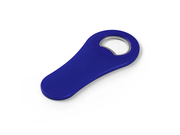 PUB plastic bottle opener with magnet Blue