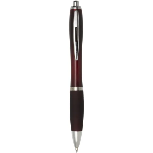 Nash ballpoint pen with coloured barrel and grip Merlot