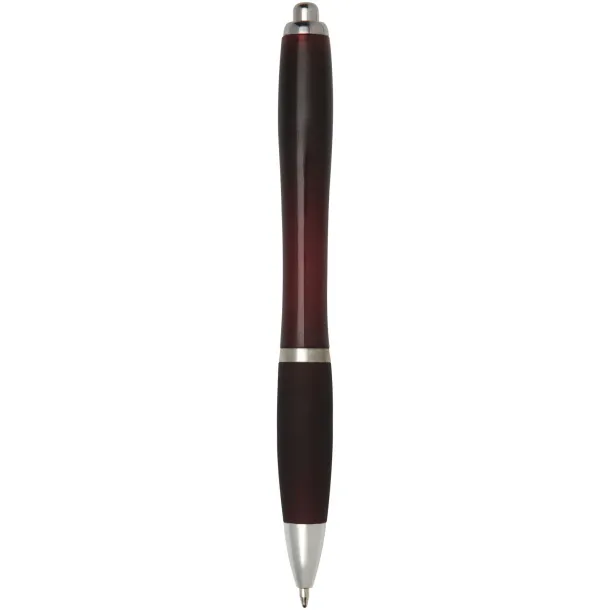 Nash ballpoint pen with coloured barrel and grip Merlot