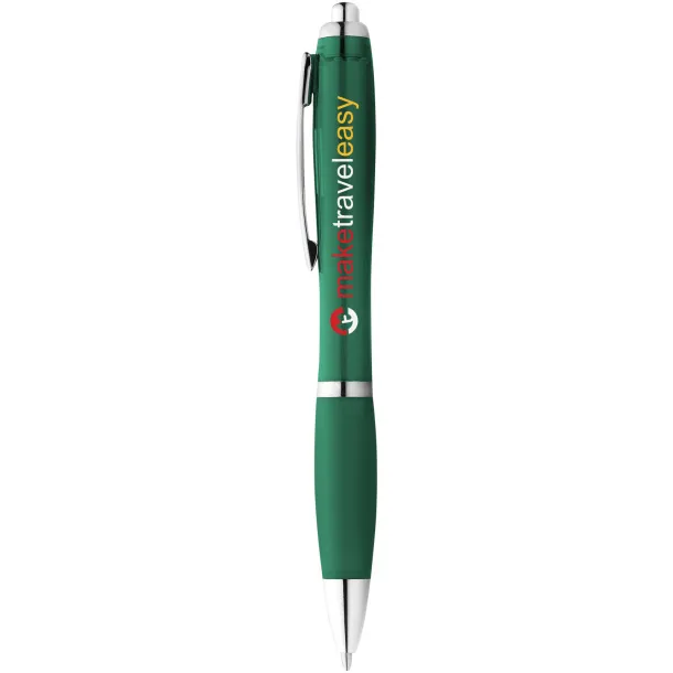 Nash ballpoint pen with coloured barrel and grip - Unbranded Green