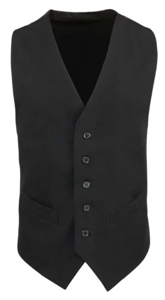  MEN’S LINED POLYESTER WAISTCOAT - Premier Black