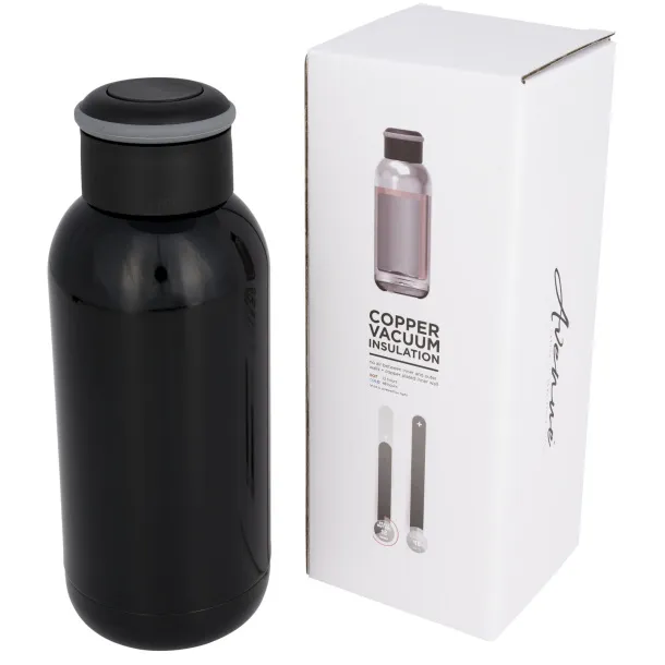 Copa 350 ml mini copper vacuum insulated bottle - Avenue Solid black