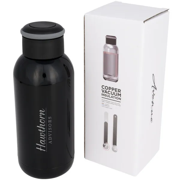 Copa 350 ml mini copper vacuum insulated bottle - Avenue Solid black